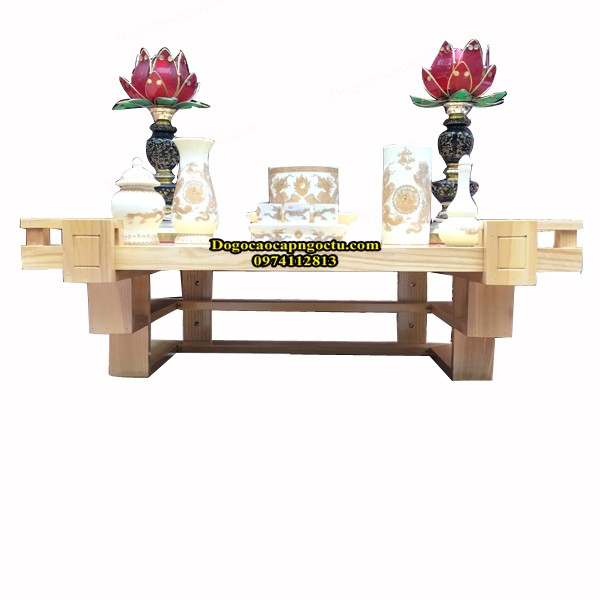 Mua bàn thờ gỗ sồi treo tường chất lượng tại Đồ gỗ Ngọc Tú